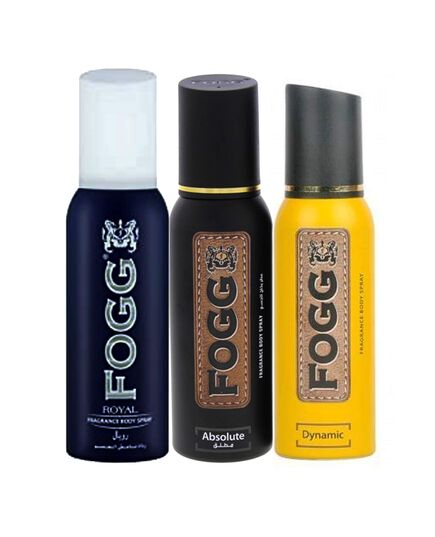 Fogg Gift Set 3x120ml Fragrance Body Spray For Men