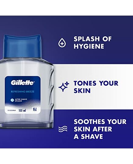 Gillette Refreshing Breeze, After Shave Splash – 100ml
