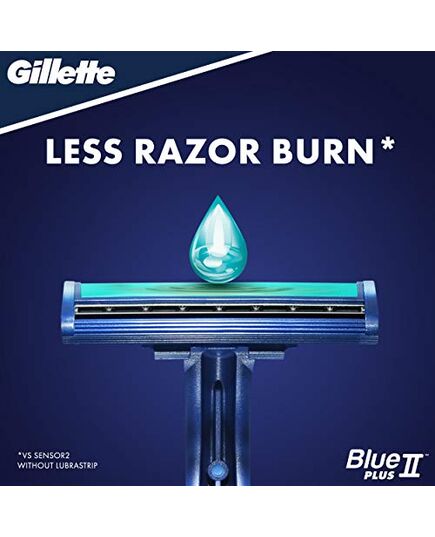 Gillette Blue II Plus Disposable Razors 10 + 2 free Razors