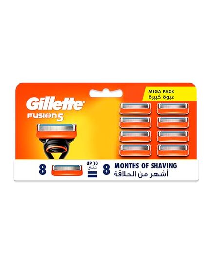 Gillette Fusion5 Men's Blades Razor Refills - Pack of 8