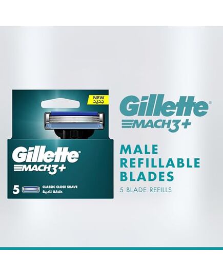 Gillette mach3+ blades 5pcs