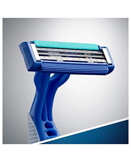 Gillette Blue3 Simple Disposable Razor for Men, Up To 20 Clean Shaves Per Pack - 4 Pieces