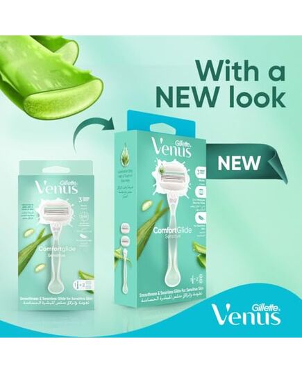 Gillette Venus Comfort Glide Sensitive Skin Disposable Women's Razor