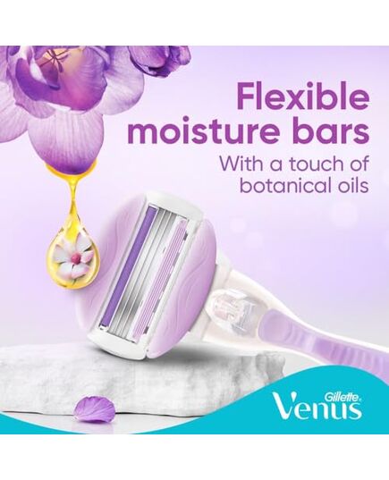 Gillette Venus ComfortGlide Breeze Blades Refills 3 Bladed, 4 Count