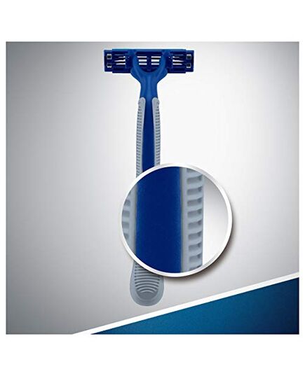 Gillette Blue3 Simple Disposable Razor for Men, Up To 20 Clean Shaves Per Pack - 4 Pieces