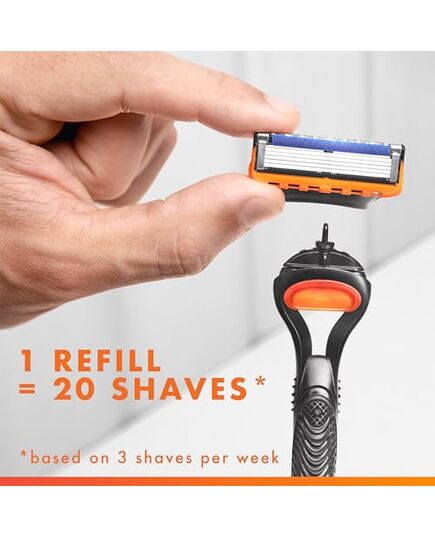 Gillette Fusion5 Men's Razor Handle + 2 Blade Refills