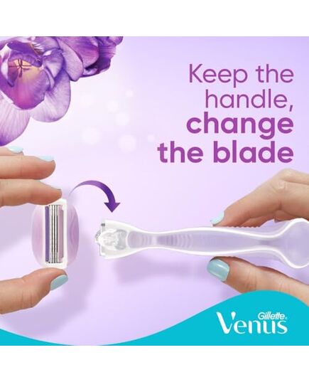 Gillette Venus ComfortGlide Breeze Blades Refills 3 Bladed, 4 Count