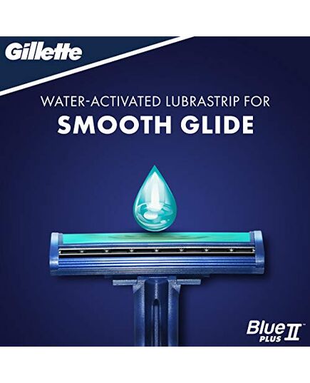Gillette Blue II Plus Disposable Razors 10 + 2 free Razors
