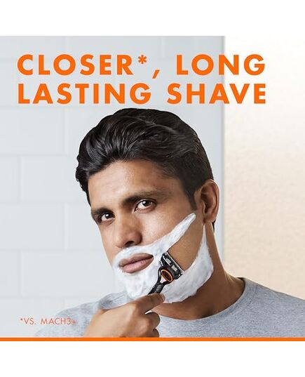 Gillette Fusion5 Men's Razor Handle With 5 Blades - SPECIAL OFFER