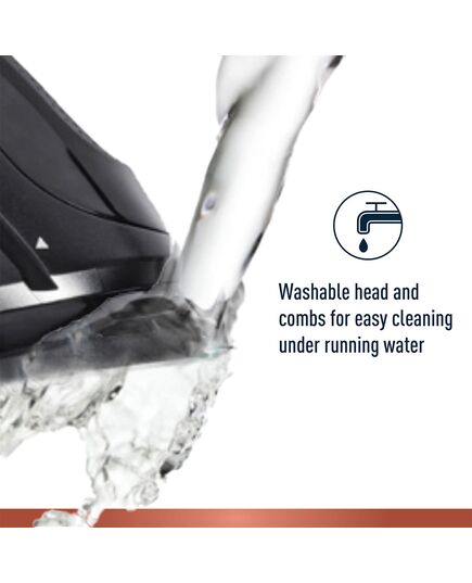 Gillette King C. Men's Beard Trimmer Durable and Sharp Blades Trimmer + 3 Comb Attachments