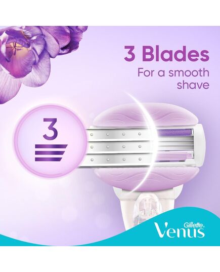 Gillette Venus ComfortGlide Breeze Blades Refills 3 Bladed, 4 Count