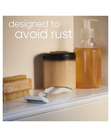 Gillette Venus Deluxe Smooth Sensitive Refill Blades, Packaging May Vary – Pack of 4