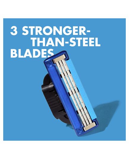Gillette Mach3 Turbo 3D Blade refills x4 pack may vary