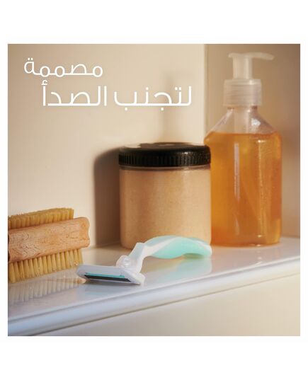 Gillette Venus Smooth Sensitive Shaving Razor - One Handle + 2 Blade Refills - Green