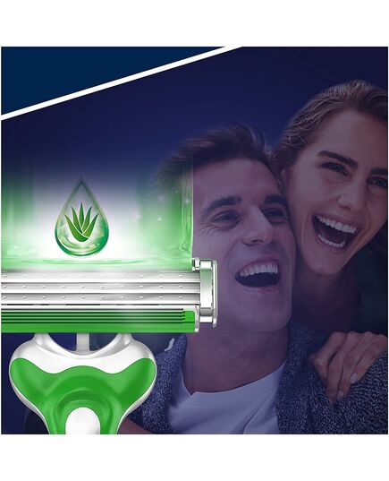 Gillette Blue 3 Sensitive Disposable Razors 3 bladed 6+2 Free Razors