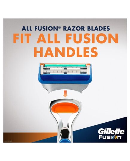 Gillette Fusion 5 Blades Refills, 5 Bladed, 4 Count