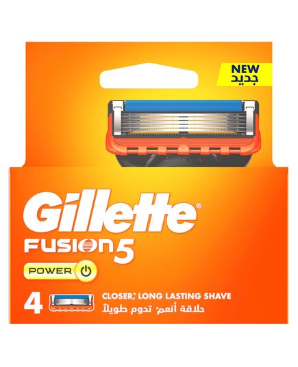 Gillette Fusion 5 Blades Refills, 5 Bladed, 4 Count