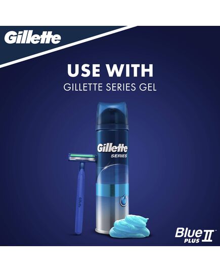 Gillette Blue II Plus Disposable Razors 10 + 2 free Razors