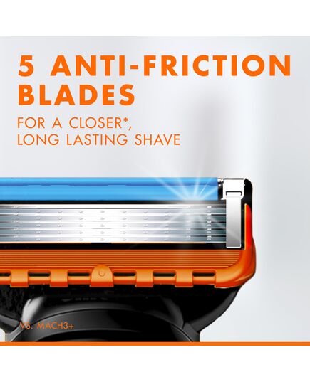 Gillette Fusion5 Men's Razor Handle With 5 Blades - SPECIAL OFFER