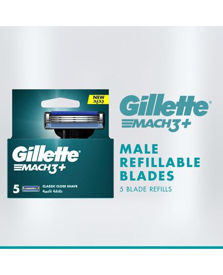 Gillette mach3+ blades 5pcs