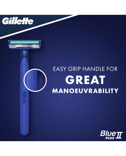 Gillette Blue II Plus Disposable Razors 10 + 2 free Razors