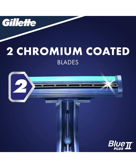 Gillette Blue II Plus Disposable Razors - Pack of 5