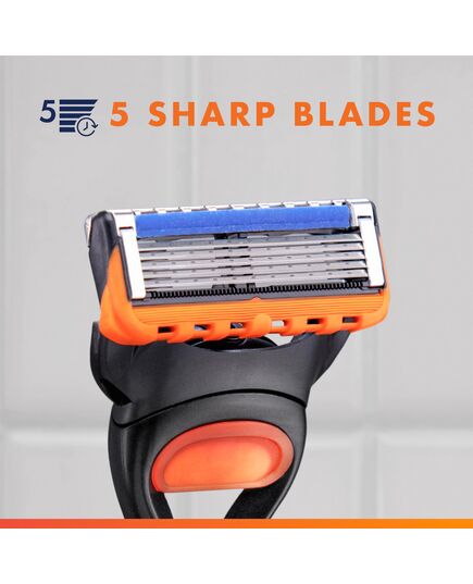 Gillette Fusion5 Men's Razor Handle + 2 Blade Refills