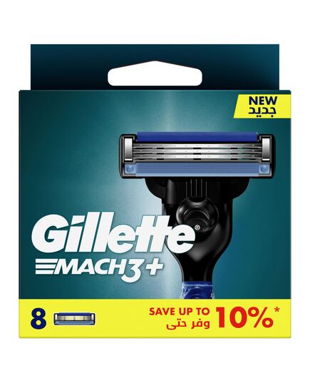 Gillette Mach3 Razor Blade Refill Cartridges for Mach 3, 8 Pieces – Packaging May Vary