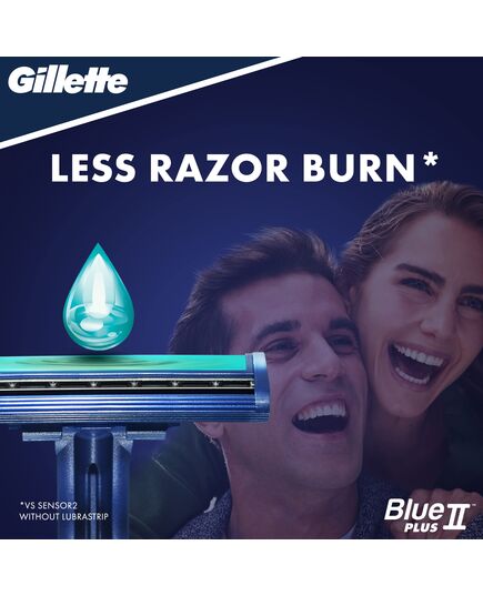Gillette Blue II Plus Disposable Razors - Pack of 5
