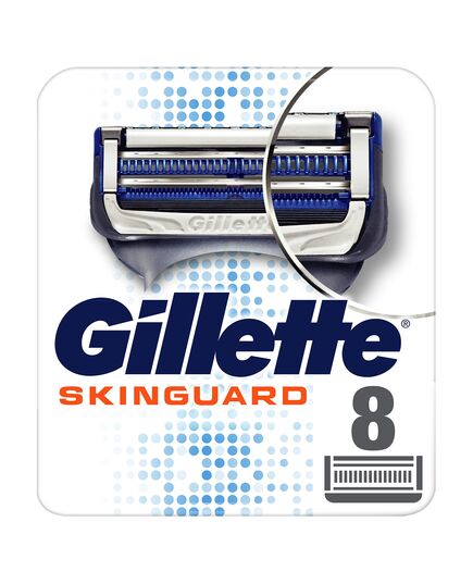 Gillette SkinGuard Sensitive Blades Refills, 2 Bladed, 8 Count