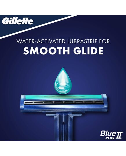 Gillette Blue II Plus Disposable Razors - Pack of 5