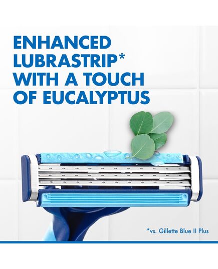 Gillette Blue3 Cool Men's Disposable Razors – 3 Razors