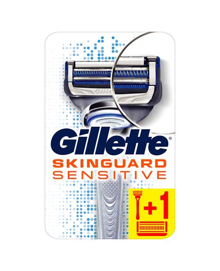 Gillette SkinGuard Sensitive Razor Handle with 2 Blade