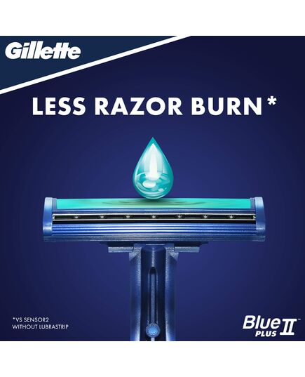 Gillette Blue II Plus Disposable Razors 10 + 2 free Razors