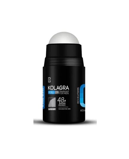 Kolagra Roll-On Deodorant for Men 60 ml, Iconic Scent