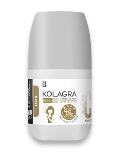 Kolagra Duo Effect Roll-On 1+1 Promo Pack | Oud Rich & Vitamin Care | 48H Protection | Alcohol-Free | Nourishing & Fragrant | Anti-Sweat Deodorant Roll-On for Men & Women