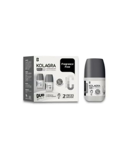 Kolagra Roll on Fragrance Free Duo Effect 1+1 Rich in Vitamin