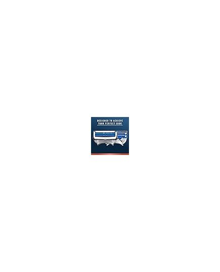 King C. Gillette Men’s Neck Shaving Razor Blades, Pack of 3 Refills, with Skinguard and Gillette’s Best and Sharpest Stainless Steel Platinum Coated Blades