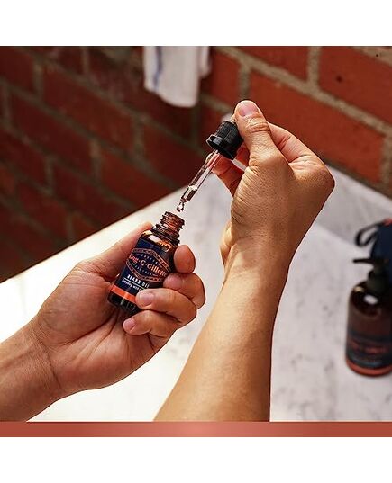 King C. Gillette Men’s Beard Oil with Plant Based Argan, Joijoba Avocado, Macadamia Seed and Almond Oils, 30 ml