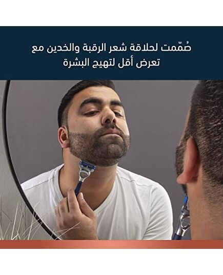 King C. Gillette Men’s Neck Shaving Razor Blades, Pack of 3 Refills, with Skinguard and Gillette’s Best and Sharpest Stainless Steel Platinum Coated Blades