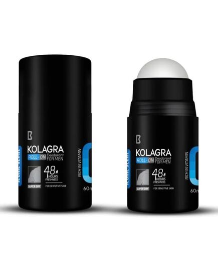 Kolagra Roll-On Deodorant for Men 60 ml, Iconic Scent