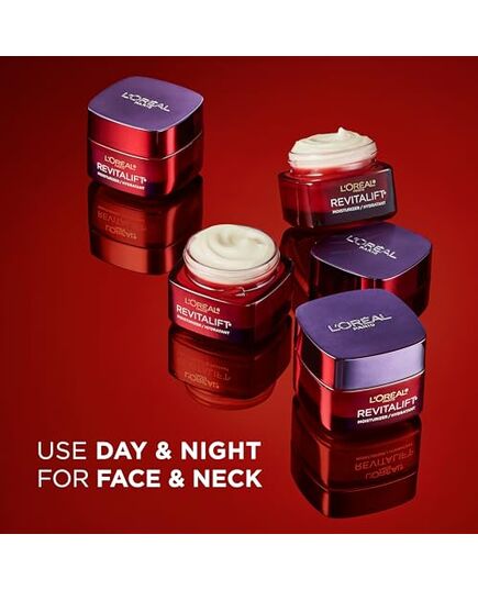 L'OREAL PARIS Skincare Revitalift Triple Power Anti-Aging Face Moisturizer with Pro Retinol, Hyaluronic Acid & Vitamin C to reduce wrinkles, firm and brighten skin, 1.7 Oz - (Packaging May Vary)