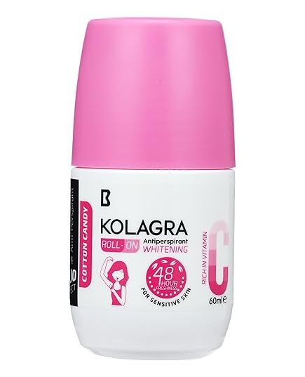 KOLAGRA Whitening Roll On 2X1 Promopack 1+1 Cotton Candy 120ML Pink
