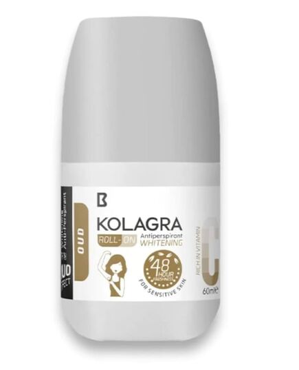 Kolagra Duo Effect Roll-On 1+1 Promo Pack | Oud Rich & Vitamin Care | 48H Protection | Alcohol-Free | Nourishing & Fragrant | Anti-Sweat Deodorant Roll-On for Men & Women