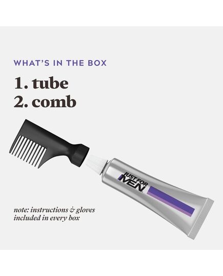 Just For Men Touch of Gray, Gray Hair Coloring for Men with Comb Applicator, Great for a Salt and Pepper Look - Black, T-55 (Packaging May Vary)