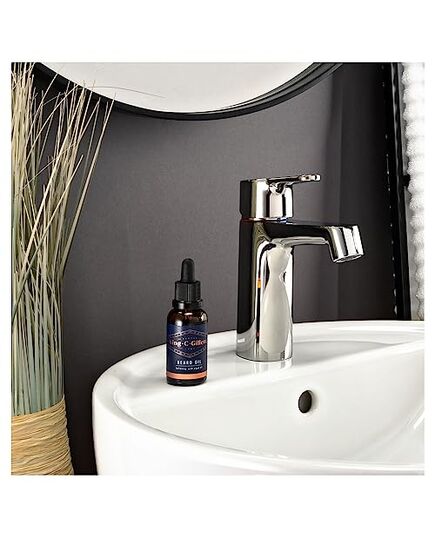 King C. Gillette Men’s Beard Oil with Plant Based Argan, Joijoba Avocado, Macadamia Seed and Almond Oils, 30 ml