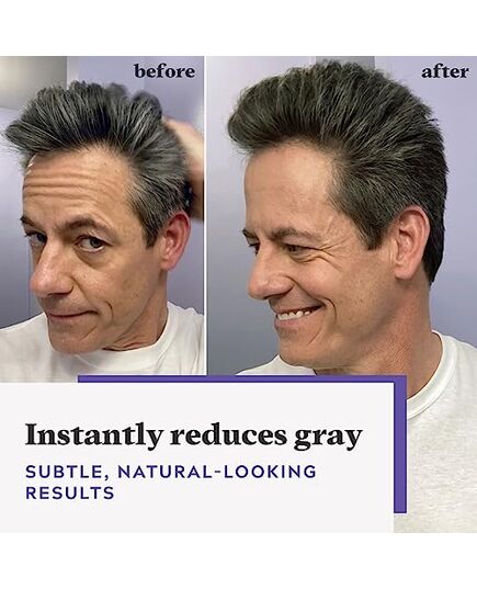 Just For Men Touch of Gray, Gray Hair Coloring for Men with Comb Applicator, Great for a Salt and Pepper Look - Black, T-55 (Packaging May Vary)