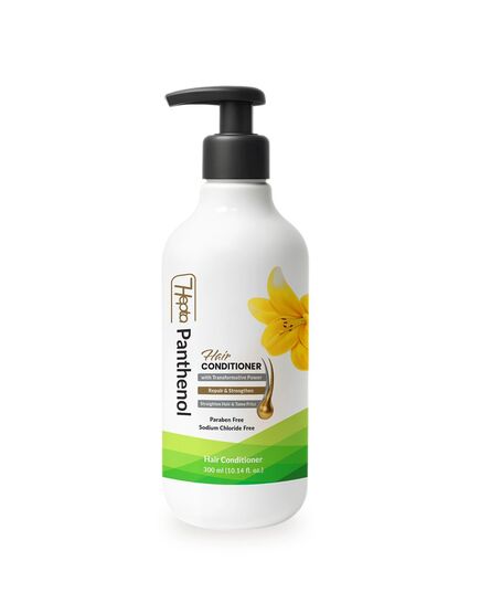 Hepta Panthenol Hair Conditioner, Paraben Free, Sodium Chloride Free, With Keratin, Argan&Jojoba& Almond Oil, 300ml