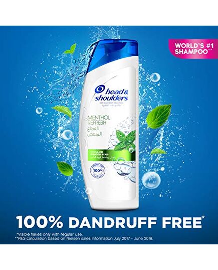 Head & Shoulders Menthol Refresh Shampoo, 600 ml