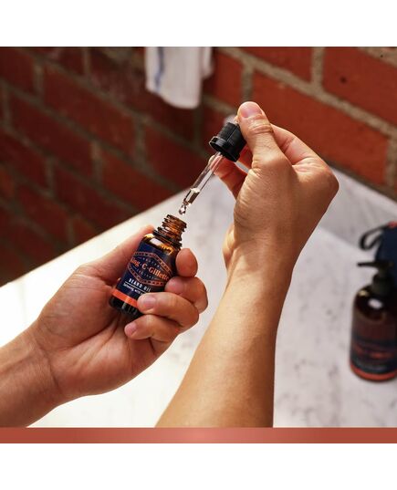 King C. Gillette Men’s Beard Oil with Plant Based Argan, Joijoba Avocado, Macadamia Seed and Almond Oils, 30 ml